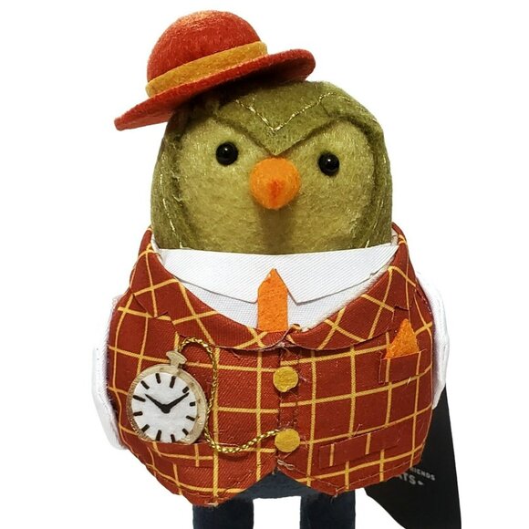New Featherly Friends Bird OATS Green Fall Halloween Vest Suit Hat Watch 2023 - Picture 6 of 13